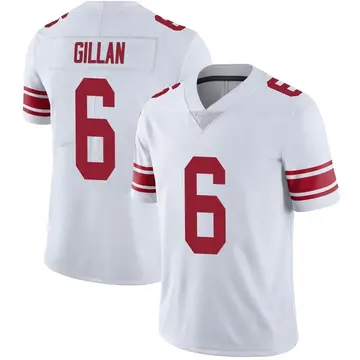 Nike Jamie Gillan Men's Limited New York Giants White Vapor Untouchable Jersey