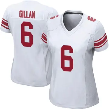 Nike Jamie Gillan Women's Game New York Giants White Jersey