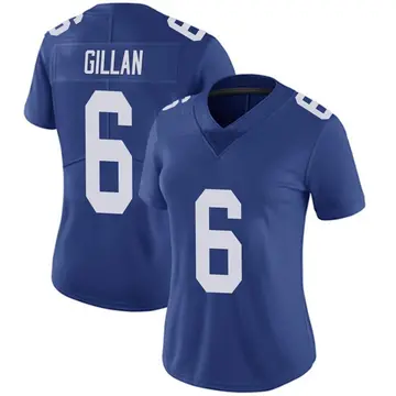Nike Jamie Gillan Women's Limited New York Giants Royal Team Color Vapor Untouchable Jersey
