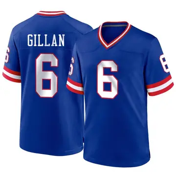 Nike Jamie Gillan Youth Game New York Giants Royal Classic Jersey