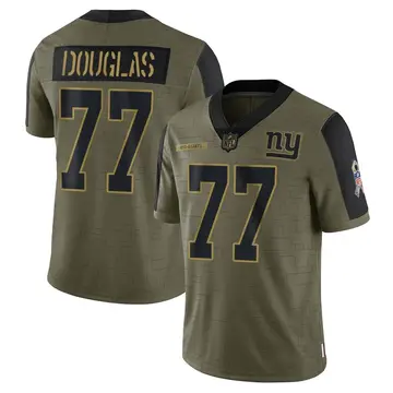 Nike Jamil Douglas Youth Limited New York Giants Olive 2021 Salute To Service Jersey