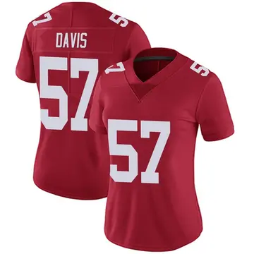 Nike Jarrad Davis Women's Limited New York Giants Red Alternate Vapor Untouchable Jersey