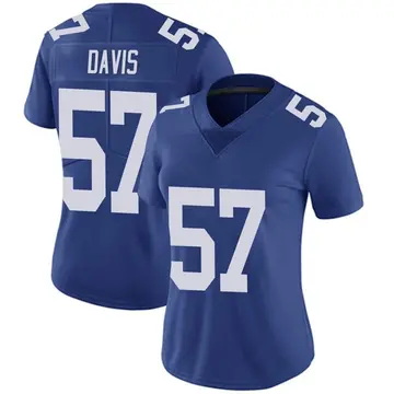 Nike Jarrad Davis Women's Limited New York Giants Royal Team Color Vapor Untouchable Jersey