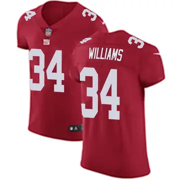 Nike Jarren Williams Men's Elite New York Giants Red Alternate Vapor Untouchable Jersey