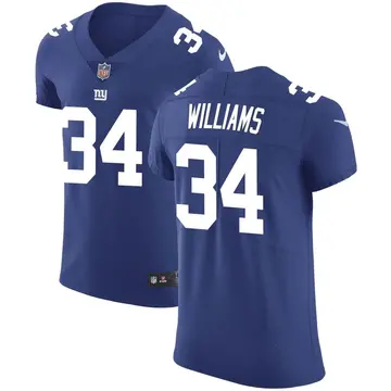 Nike Jarren Williams Men's Elite New York Giants Royal Team Color Vapor Untouchable Jersey