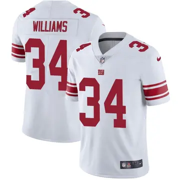 Nike Jarren Williams Men's Limited New York Giants White Vapor Untouchable Jersey