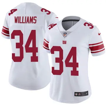 Nike Jarren Williams Women's Limited New York Giants White Vapor Untouchable Jersey