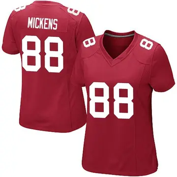 Nike Jaydon Mickens Women's Game New York Giants Red Alternate Jersey