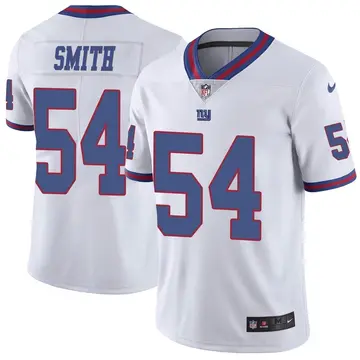 Nike Jaylon Smith Men's Limited New York Giants White Color Rush Jersey