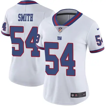 Nike Jaylon Smith Women's Limited New York Giants White Color Rush Jersey