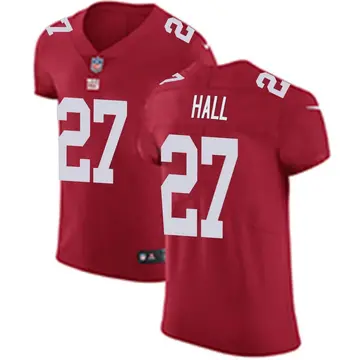 Nike Jeremiah Hall Men's Elite New York Giants Red Alternate Vapor Untouchable Jersey