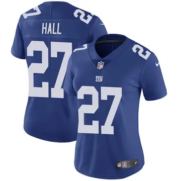 Nike Jeremiah Hall Women's Limited New York Giants Royal Team Color Vapor Untouchable Jersey