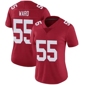 Nike Jihad Ward Women's Limited New York Giants Red Alternate Vapor Untouchable Jersey