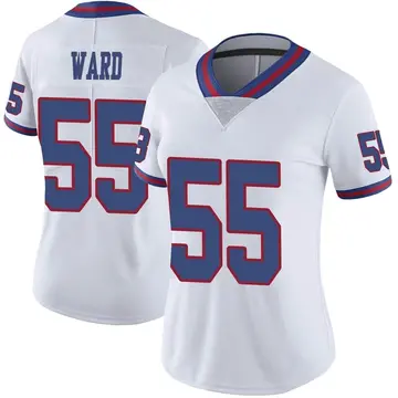 Nike Jihad Ward Women's Limited New York Giants White Color Rush Jersey