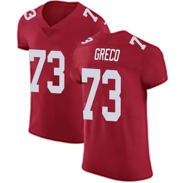 Nike John Greco Men's Elite New York Giants Red Alternate Vapor Untouchable Jersey