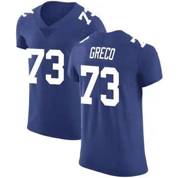 Nike John Greco Men's Elite New York Giants Royal Team Color Vapor Untouchable Jersey