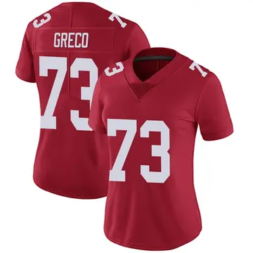 Nike John Greco Women's Limited New York Giants Red Alternate Vapor Untouchable Jersey