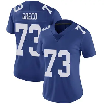 Nike John Greco Women's Limited New York Giants Royal Team Color Vapor Untouchable Jersey
