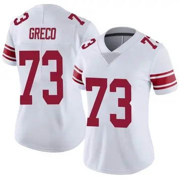 Nike John Greco Women's Limited New York Giants White Vapor Untouchable Jersey