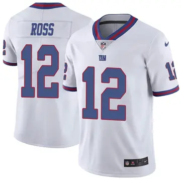 Nike John Ross Men's Limited New York Giants White Color Rush Jersey