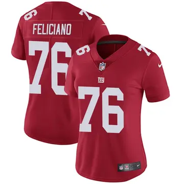 Nike Jon Feliciano Women's Limited New York Giants Red Alternate Vapor Untouchable Jersey