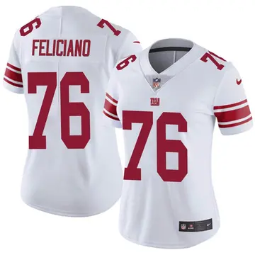 Nike Jon Feliciano Women's Limited New York Giants White Vapor Untouchable Jersey