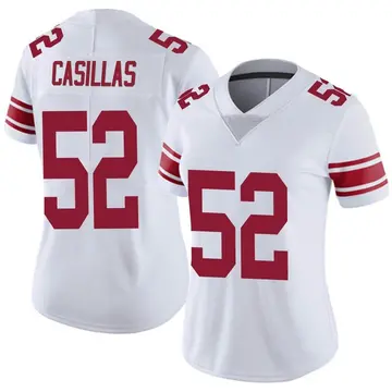 Nike Jonathan Casillas Women's Limited New York Giants White Vapor Untouchable Jersey