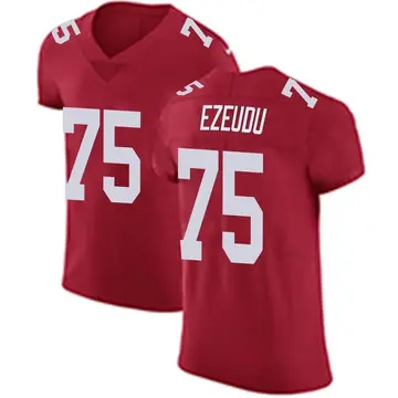 Nike Joshua Ezeudu Men's Elite New York Giants Red Alternate Vapor Untouchable Jersey