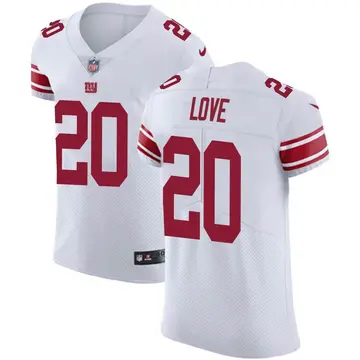 Nike Julian Love Men's Elite New York Giants White Vapor Untouchable Jersey
