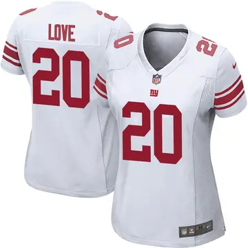 Nike Julian Love Women's Game New York Giants White Jersey
