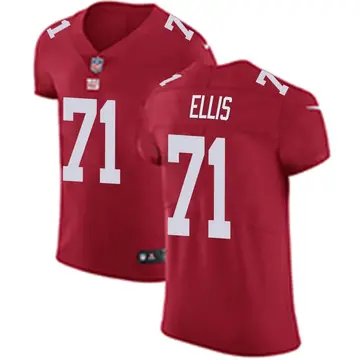 Nike Justin Ellis Men's Elite New York Giants Red Alternate Vapor Untouchable Jersey