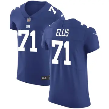 Nike Justin Ellis Men's Elite New York Giants Royal Team Color Vapor Untouchable Jersey