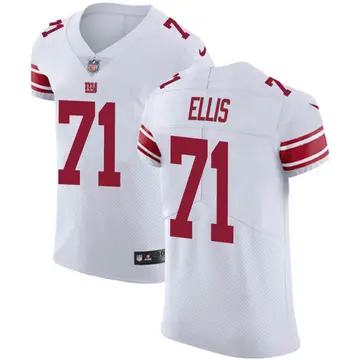 Nike Justin Ellis Men's Elite New York Giants White Vapor Untouchable Jersey