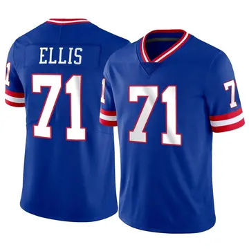 Nike Justin Ellis Men's Limited New York Giants Classic Vapor Jersey