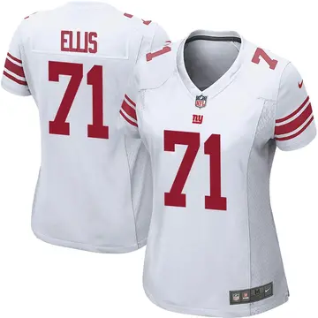 Nike Justin Ellis Women's Game New York Giants White Jersey