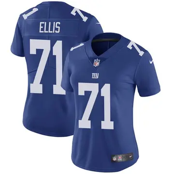 Nike Justin Ellis Women's Limited New York Giants Royal Team Color Vapor Untouchable Jersey