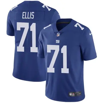 Nike Justin Ellis Youth Limited New York Giants Royal Team Color Vapor Untouchable Jersey