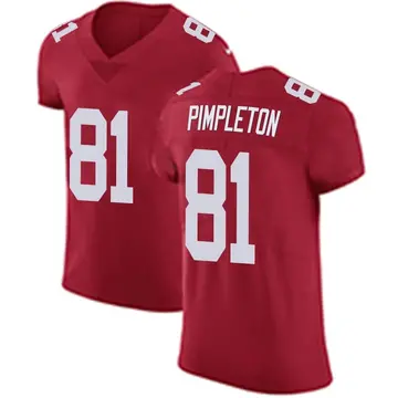 Nike Kalil Pimpleton Men's Elite New York Giants Red Alternate Vapor Untouchable Jersey
