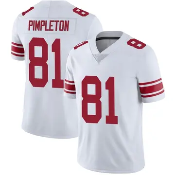Nike Kalil Pimpleton Men's Limited New York Giants White Vapor Untouchable Jersey
