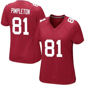 Nike Kalil Pimpleton Women's Game New York Giants Red Alternate Jersey