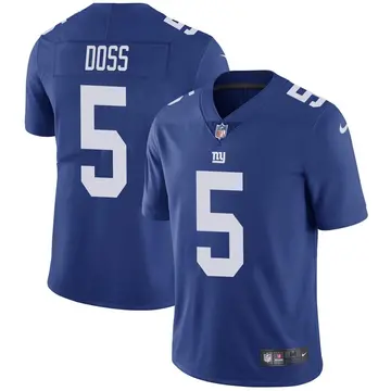 Nike Keelan Doss Youth Limited New York Giants Royal Team Color Vapor Untouchable Jersey