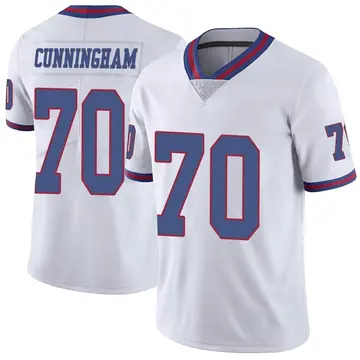Nike Korey Cunningham Men's Limited New York Giants White Color Rush Jersey