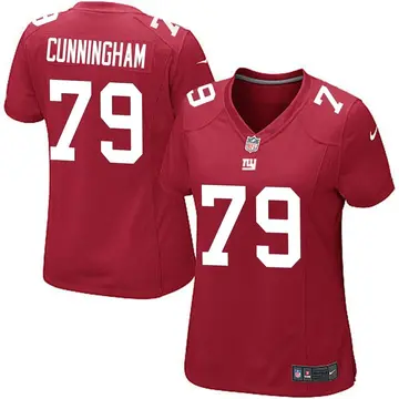 Nike Korey Cunningham Women's Game New York Giants Red Alternate Jersey