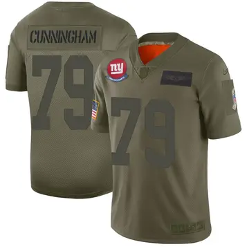 Nike Korey Cunningham Youth Limited New York Giants Camo 2019 Salute to Service Jersey