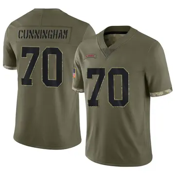 Nike Korey Cunningham Youth Limited New York Giants Olive 2022 Salute To Service Jersey