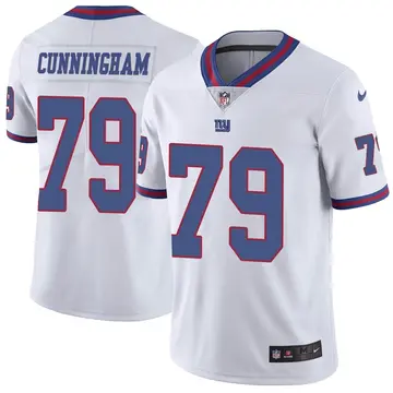 Nike Korey Cunningham Youth Limited New York Giants White Color Rush Jersey