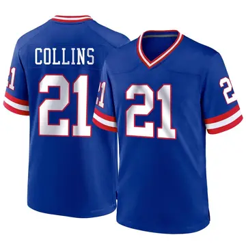 Nike Landon Collins Youth Game New York Giants Royal Classic Jersey