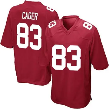 Nike Lawrence Cager Men's Game New York Giants Red Alternate Jersey
