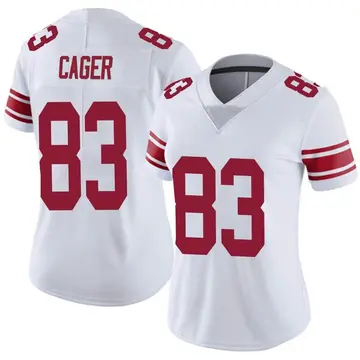 Nike Lawrence Cager Women's Limited New York Giants White Vapor Untouchable Jersey