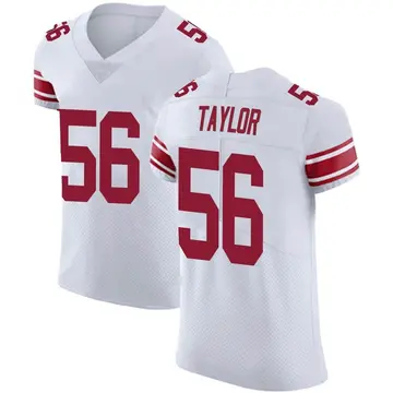 Nike Lawrence Taylor Men's Elite New York Giants White Vapor Untouchable Jersey